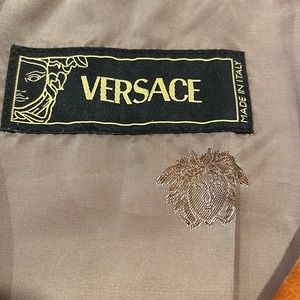 Men’s Versace suede jacket